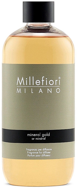 Наповнення для аромадифузора - Millefiori Milano Natural Mineral Gold Diffuser Refill — фото N1
