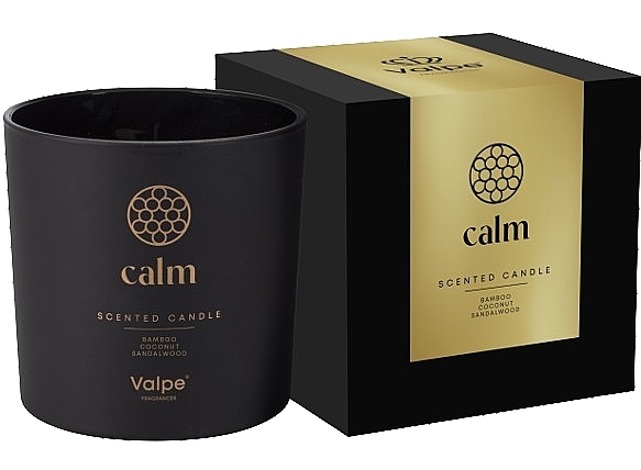 Ароматическая свеча в матовом стакане "Спокойствие" - Bispol Valpe Calm Scented Candle — фото N1