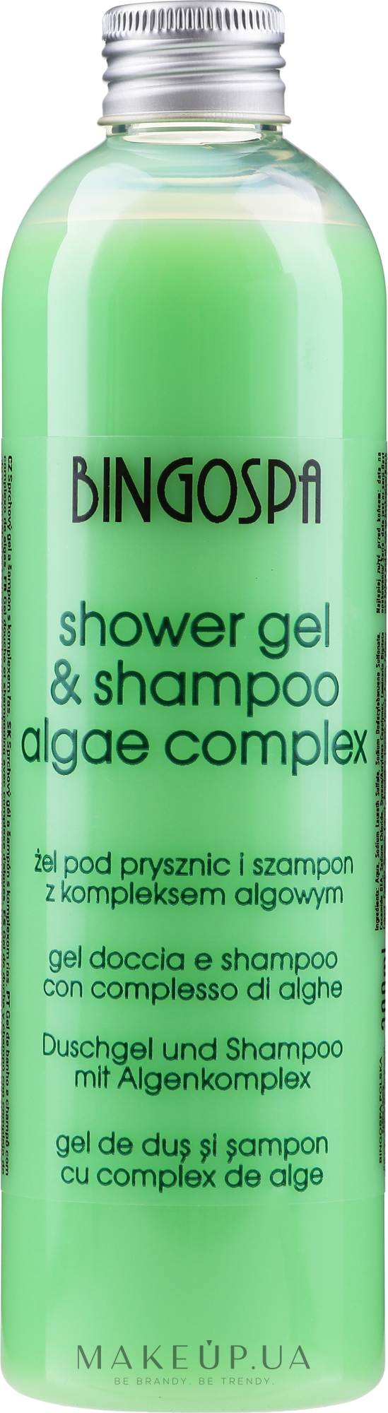 Шампунь для волос - BingoSpa Algae With Algae Complex And Plant Extract Shampoo — фото 300ml
