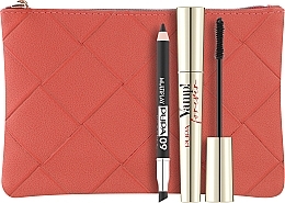 Набор для макияжа - Pupa Kit Vamp! Forever & Mini Multiplay (mascara/9ml + pencil/0.8g + bag) — фото N1