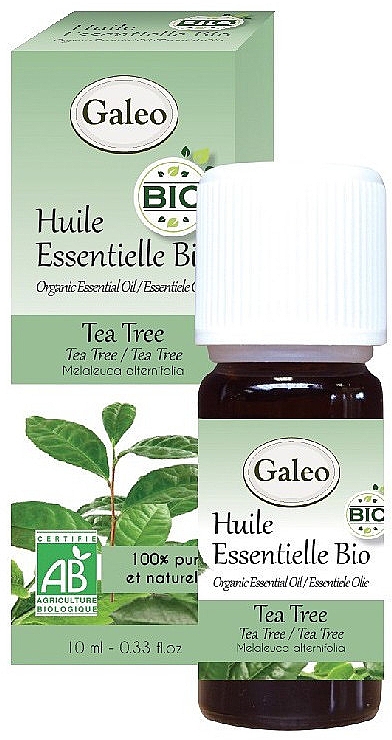 Органічна ефірна олія чайного дерева - Galeo Organic Essential Oil Tea Tree — фото N1
