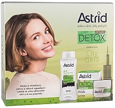 Духи, Парфюмерия, косметика Набор - Astrid Citylife Detox (cr/50ml + m/water/400ml)