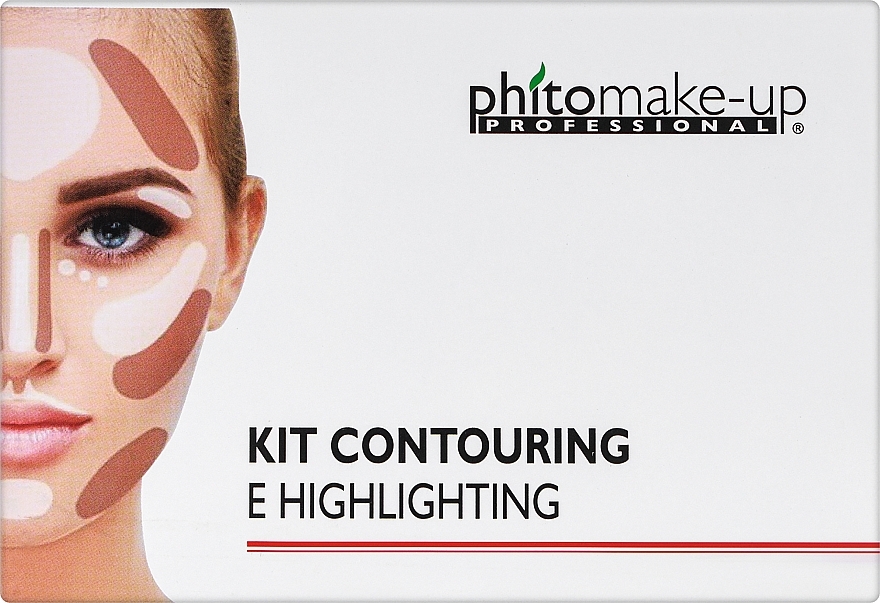 Набор для контуринга - Cinecitta Phitomake-Up Professional E-Hightlighting Kit Contouring — фото N2
