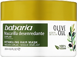 Парфумерія, косметика Маска для волосся з оливковою олією - Babaria Detangling Hair Mask With Olive Oil