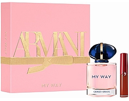 Духи, Парфюмерия, косметика Giorgio Armani My Way - Набор (edp/50ml + lipstic/mini/3.5ml)