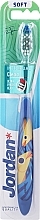 М'яка зубна щітка, темно-синя з рибками - Jordan Individual Clean Soft — фото N1
