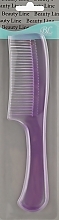Парфумерія, косметика Гребінь для волосся з ручкою, великий, фіолетовий - Beauty Line *