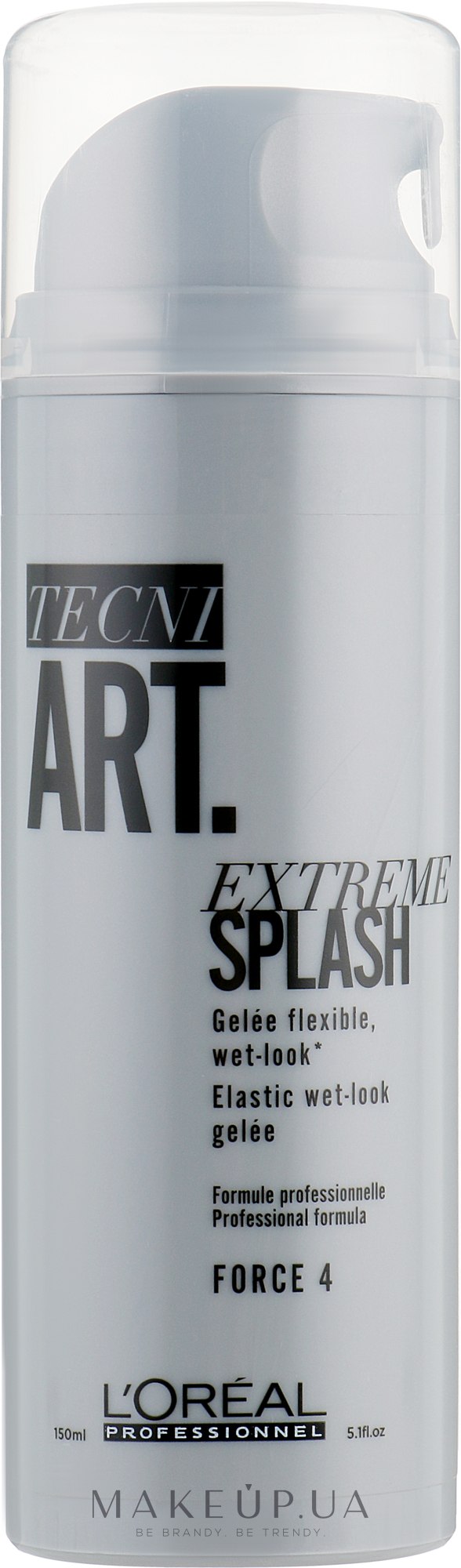 Гель для создания эффекта мокрой укладки волос - L'Oreal Professionnel Tecni.Art Extreme Splash Styling Gel — фото 150ml