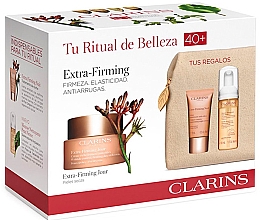 Парфумерія, косметика Набір - Clarins Extra Firming Expert Set(cr/50ml + cr/15ml + foam/50ml)