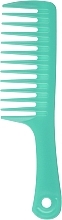 Духи, Парфюмерия, косметика Гребень для волос пластиковый CS328G, большой, редкозубый, 235 мм, зеленый - Cosmo Shop