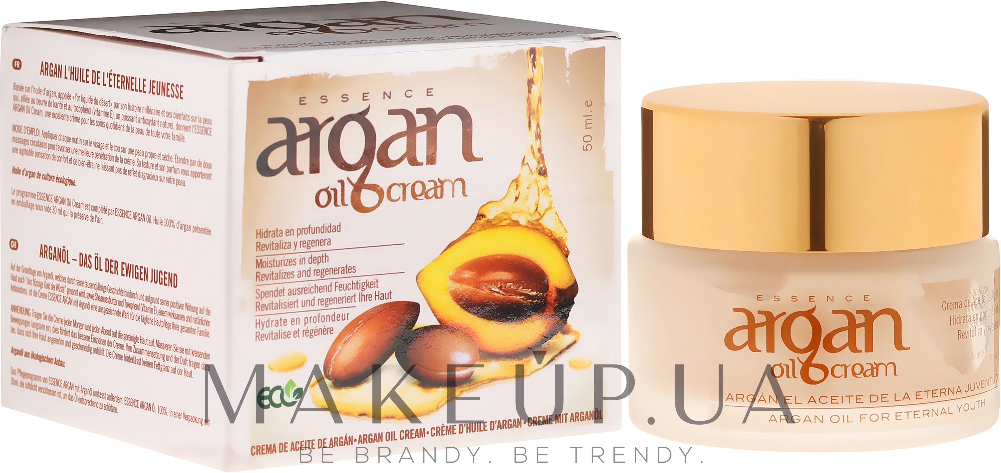 Дневной питательный и увлажняющий крем для лица - Diet Esthetic Argan Essence Oil Cream  — фото 50ml