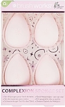 Парфумерія, косметика Набір спонжів для макіяжу, 4 шт. - Brushworks Complexion Sponge Set