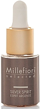 Парфумерія, косметика Концентрат для аромалампи - Millefiori Milano Selected Silver Spirit Fragrance Oil