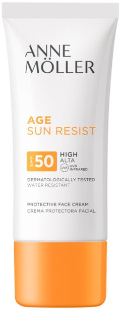 Солнцезащитный крем для лица - Anne Moller Age Sun Resist Protective Face Cream SPF50 — фото N1