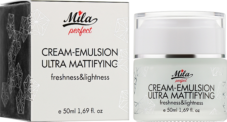 Ультраматувальна крем-емульсія для обличчя - Mila Cream-emulsion Ultra Mattifying — фото N2