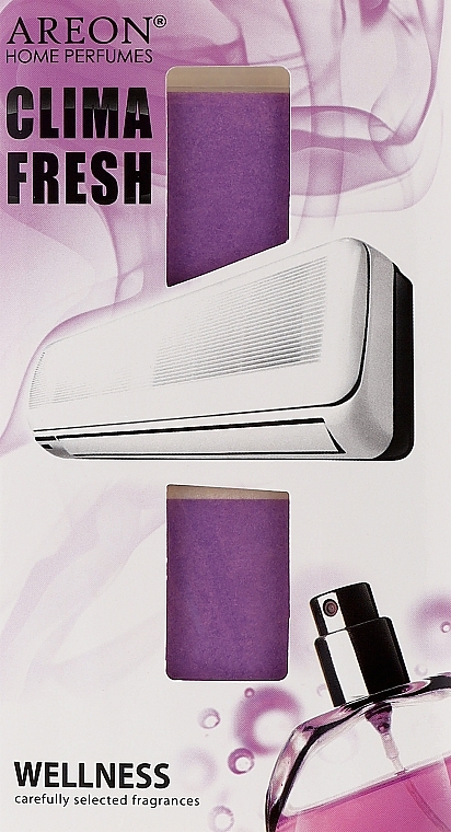Ароматизатор для кондиціонера - Areon Home Perfume Clima Fresh Wellness — фото N1