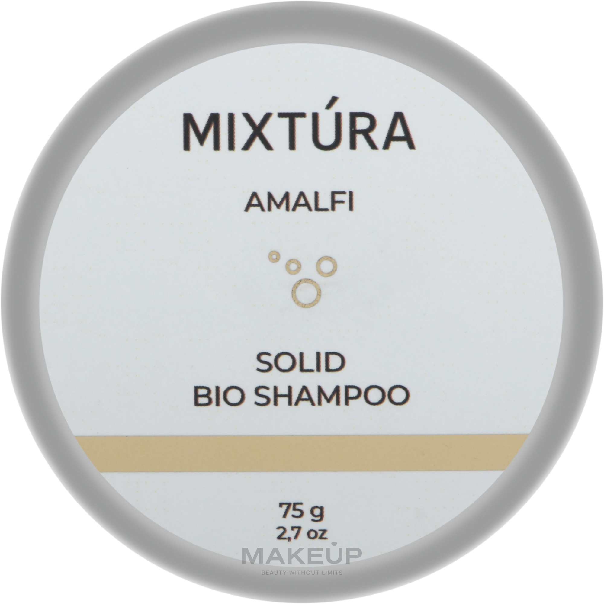 Твердий шампунь - Mixtura Amalfi Solid Bio Shampoo — фото 75g