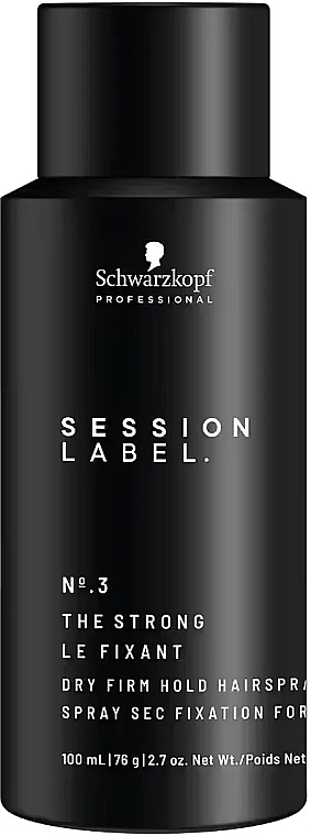 Лак для волосся сильної фіксації - Schwarzkopf Professional Session Label №3 The Strong Hairspray — фото N4