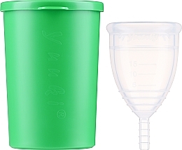 Менструальна чаша, розмір L + контейнер для дезінфекції - Yuuki Soft Large 2 — фото N2