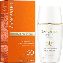 Солнцезащитный флюид для лица - Lancaster Sun Perfect Sun Perfecting Fluid SPF 50 — фото N2