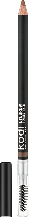 Пудровий олівець для брів, зі щіточкою - Kodi Professional Eyebrow Powder Pencil