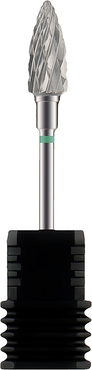 Фреза твердосплавна зелена "Полум’я", діаметр 6 мм, довжина 14 мм - Divia DF103-60-G — фото N1