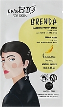 Духи, Парфюмерия, косметика Маска для лица "Банан" - PuroBio Cosmetics Brenda Cream Mask Dry Skin