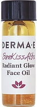 Масло для блеска кожи лица - Derma E Radiant Glow Face Oil (мини) — фото N2