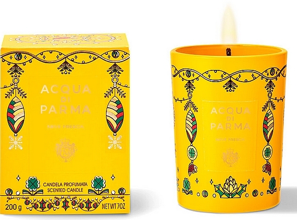 Ароматичееская свеча - Acqua di Parma Neve Fresca Candle Limited Edition — фото N1