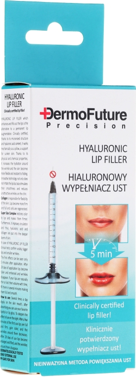 Гіалуроновий максимайзер для губ - Dermo Future Hyaluronic Lip Filler — фото N2