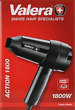 Фен для волосся - Valera Action 1800 Black — фото N2