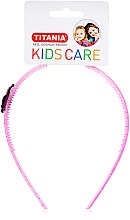 Парфумерія, косметика Обруч для волосся пластмасовий "Єдиноріг", 8523, рожевий - Titania Kids