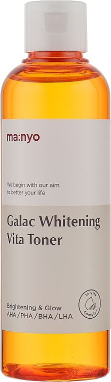 Освітлювальий тонер з галактомісисом і вітамінним комплексом - Manyo Galac Whitening Vita Toner — фото N2