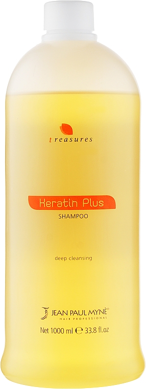 Шампунь кератиновый для глубокого очищения - Jean Paul Myne Treasures Keratin Plus Shampoo — фото N1