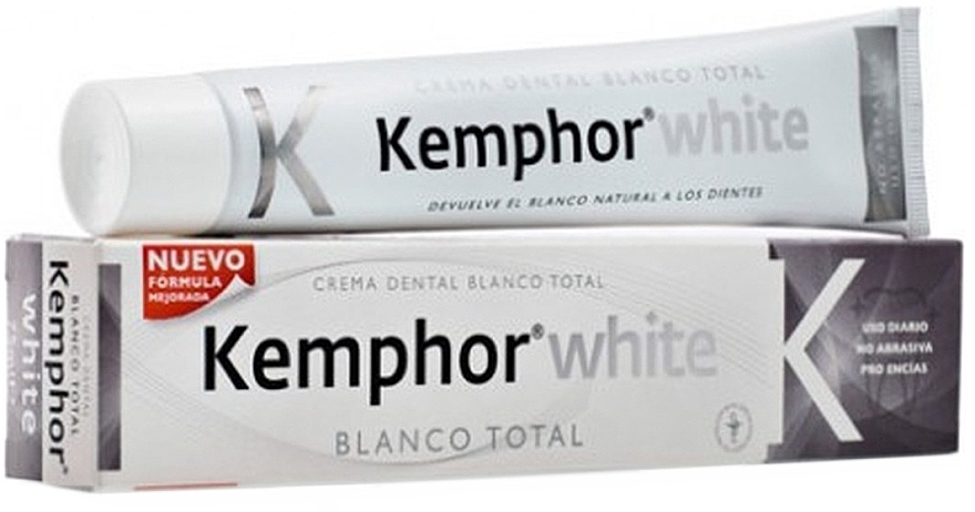 Отбеливающая зубная паста - Kemphor White Toothpaste — фото N1