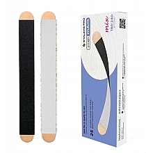 Пилочка для ногтей прямая на деревянной основе, 25 шт - Staleks Pro Expert PapMam 180/240 — фото N1