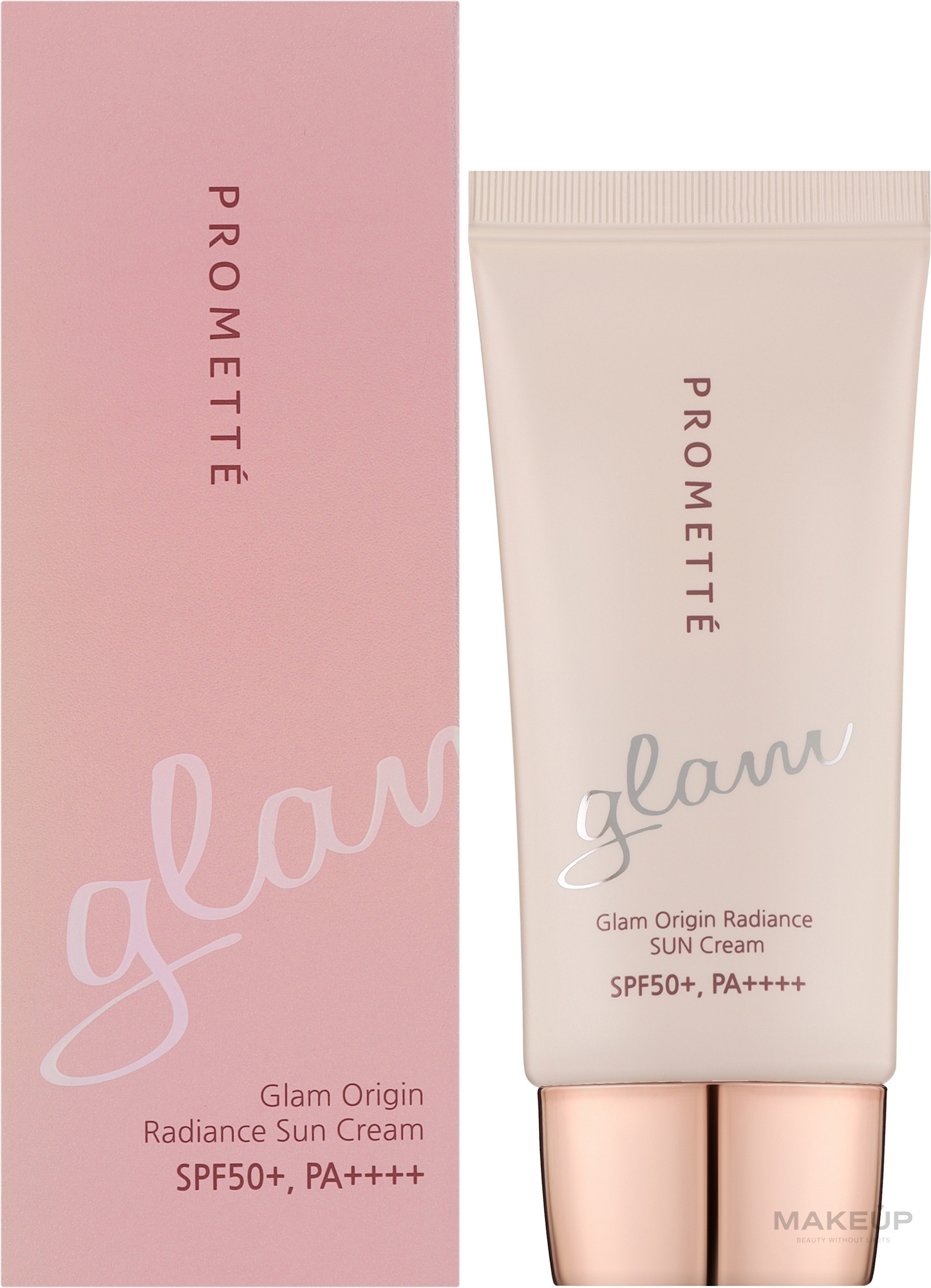 Сонцезахисний крем для обличчя - Enough Promette Glam Origin Radiance Sun Cream SPF50+ PA++++ — фото 50g