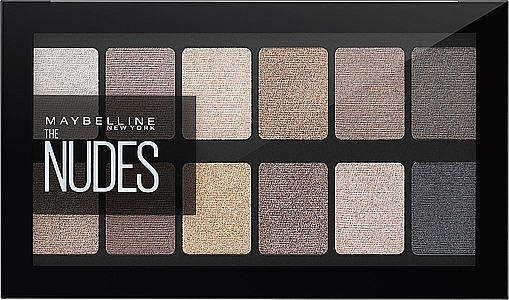 Палетка тіней для повік - Maybelline New York The Nudes Palette