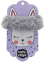 Парфумерія, косметика Резинка для волосся - Snails Cuty Clips-Fluffy Bunny No 14