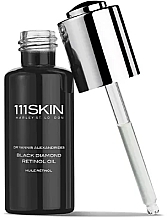 Олія для обличчя омолоджувальна текстурувальна - 111Skin Black Diamond Retinol Oil — фото N1