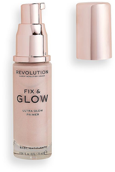 Сяйний праймер для обличчя - Makeup Revolution Fix & Glow Primer — фото N2