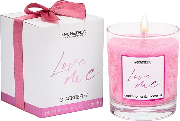 Ароматична свічка «Ожина» - Magnetifico Love Me Blackberry Scented Candle — фото N1