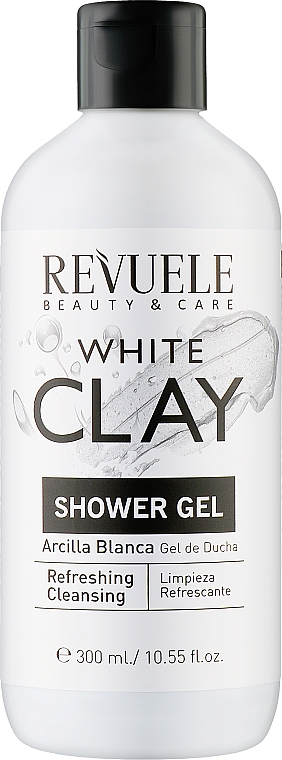 Гель для душа "Белая глина" - Revuele White Clay Shower Gel — фото N1