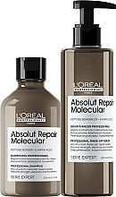 Набір - L'Oreal Professionnel Serie Expert Absolut Repair Molecular (shm/300ml + serum/250ml) — фото N3