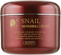Відновлювальний крем з екстрактом слизу равлика - Jigott Snail Reparing Cream — фото N2