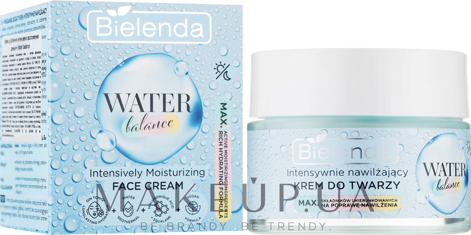 Зволожувальний крем для обличчя - Bielenda Water Balance Moisturizing Face Cream — фото 50ml