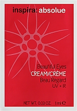 Парфумерія, косметика Омолоджувальний крем для шкіри навколо очей "Красиві очі" - Inspira:cosmetics Inspira:absolue Beautiful Eyes Cream (пробник)