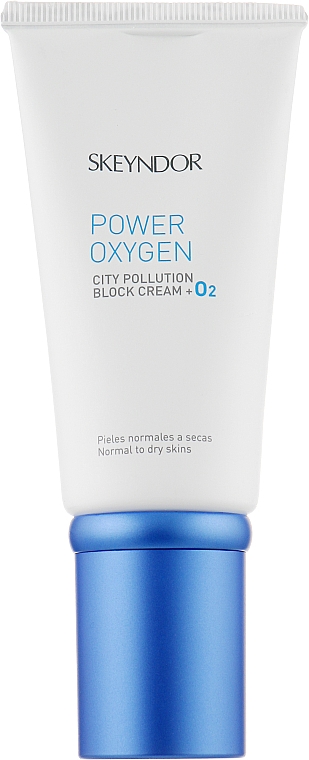 Кислородный детокс крем для сухой и нормальной кожи лица - Skeyndor Power Oxygen City Pollution Block Cream — фото N1