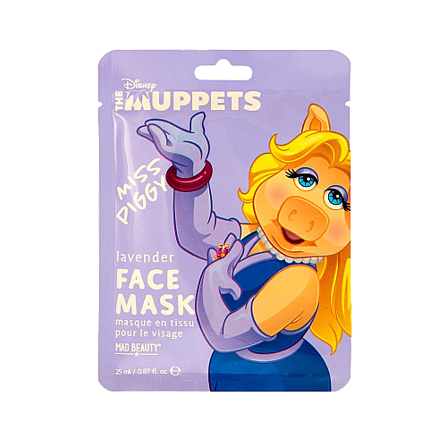 Увлажняющая маска для лица - Mad Beauty Disney Muppets Face Mask Miss Piggy — фото N1