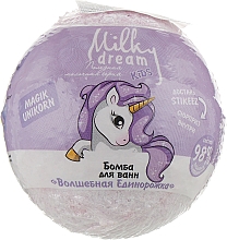 Парфумерія, косметика Бомба для ванн "Чарівна єдиноріжка" - Milky Dream Kids